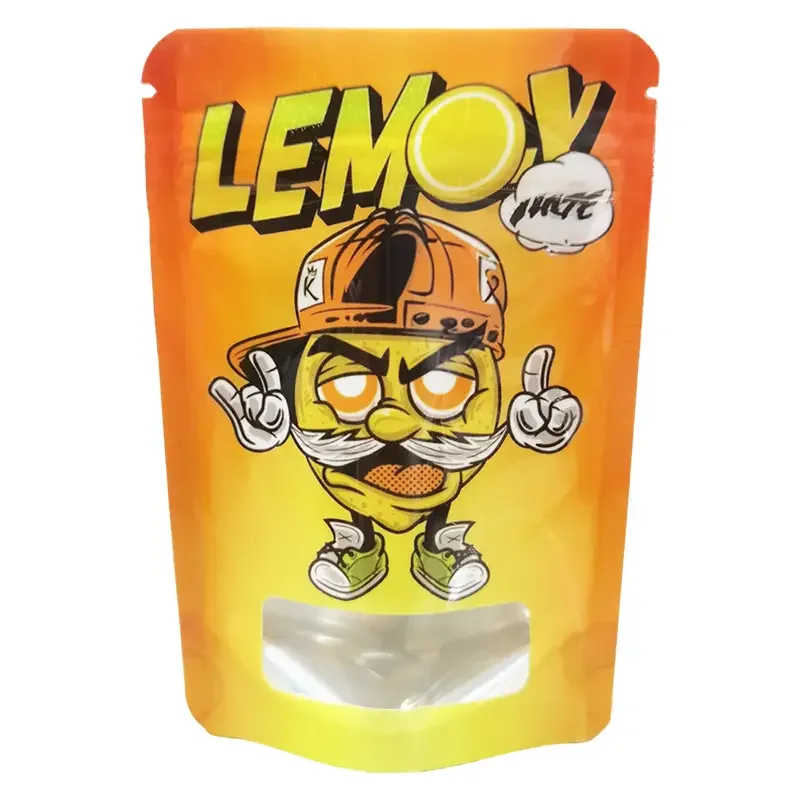 Custom Brand Printing Food Packaging Smellproof Doypack Resealable aluminum mylar bag custom seize Ziplock Bag 3.5g 7g 14g 1LB