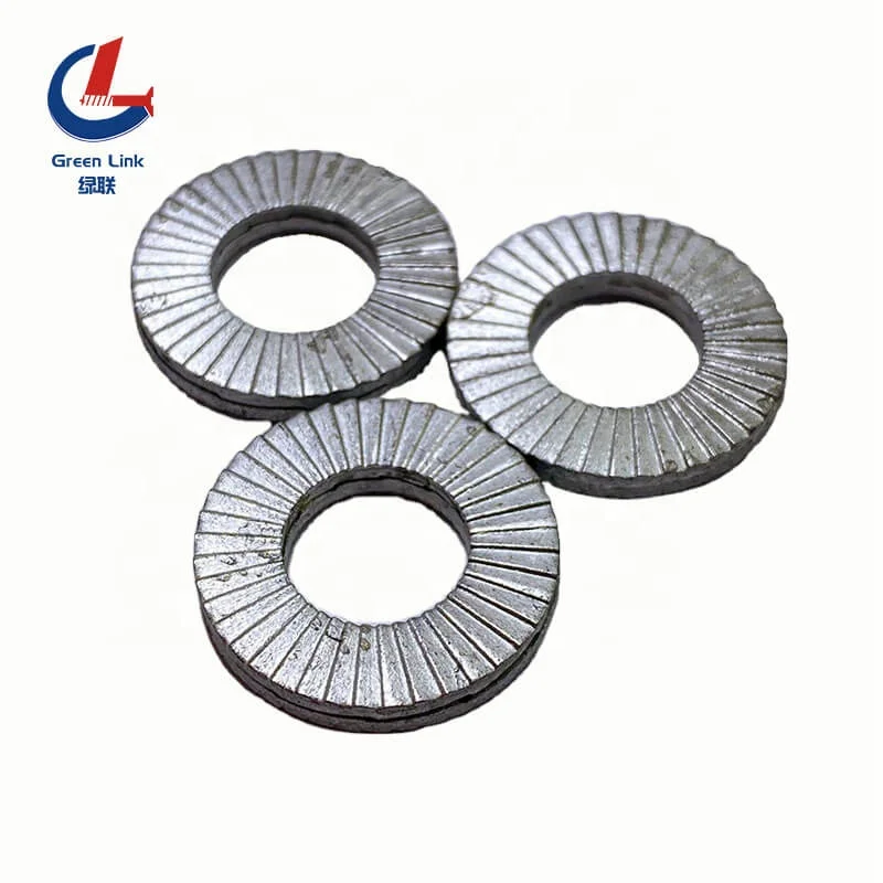 Steel 45# Double Fold Self-locking Washer Din25201 S2 Nord-Lock Washer