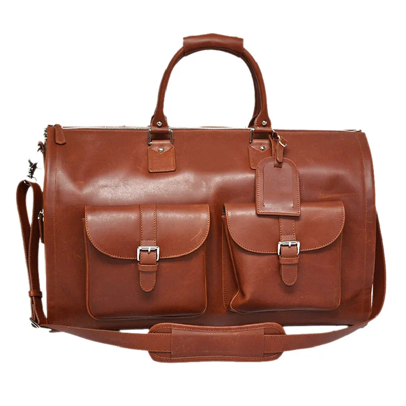 Wholesale custom Fashion high quality suit bag  Microfiber leather men wedding dress bag men garment bags