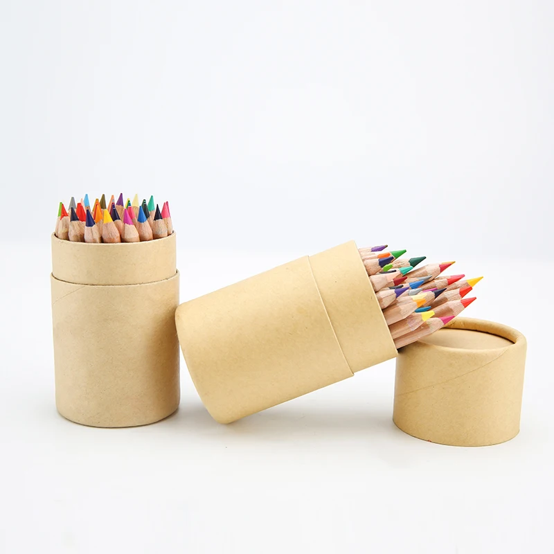 
52 Mini Short Nature Coloring Pencils in Tube Store OEM Colored Drawing Pencil Kit 52 Art Set for Kids Fine Art 5000 Sets CN;ZHE 