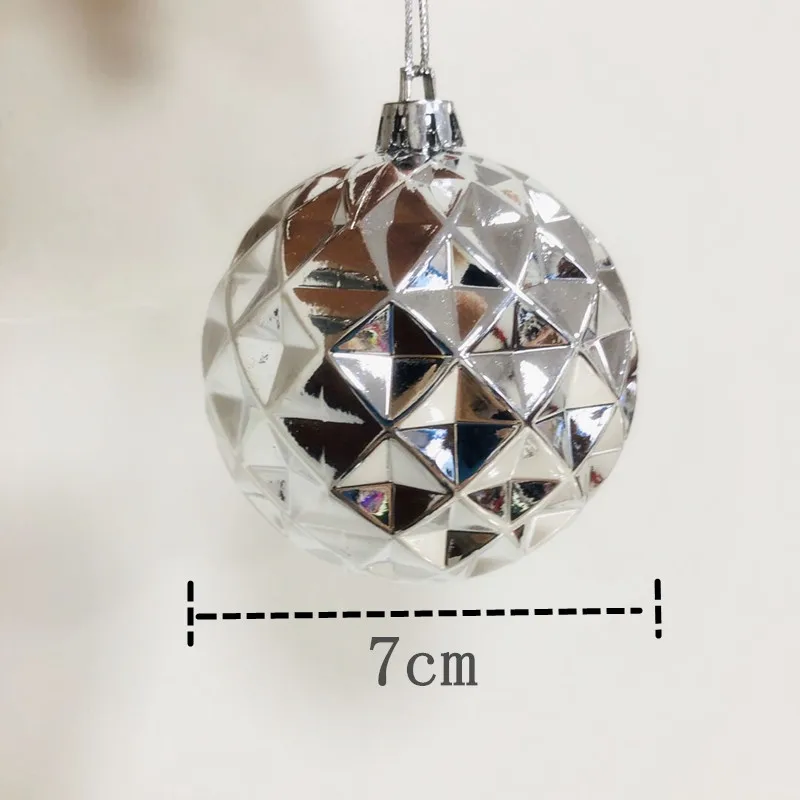 
Exquisite plastic Christmas tree decorated in art deco shape with shatterproof Christmas balls 