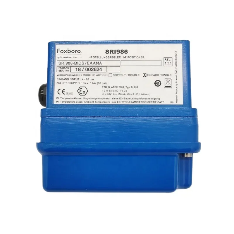 Valve positioner SRI986-BIDS7EAANA spot sales ECKARDT  Schneider SRI986-BIDS7EAANA
