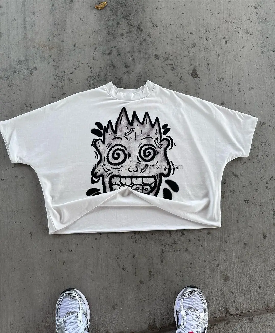 Custom Heavyweight Double Layer Boxy Floaty Oversized Fit Distressed Men Shirt Men Tee