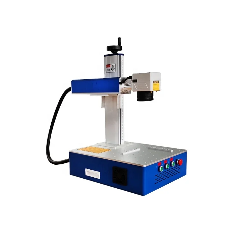 Automatic Desktop Portable Fiber Laser Marking Machines Metal Engraving Machines