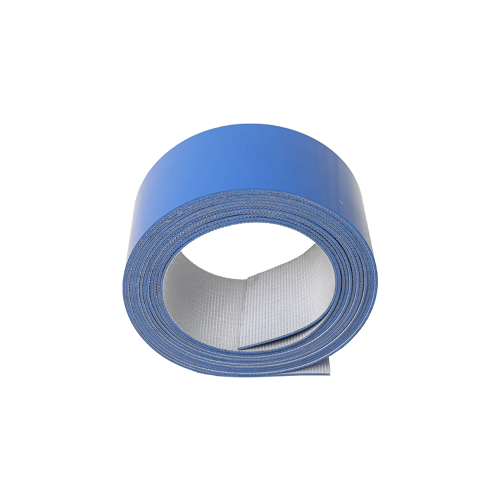Custom Heat resistant circular Rubber PU Blue 1.5MM pu Dry belt food grade pu conveyor belt In Food Processing Industry