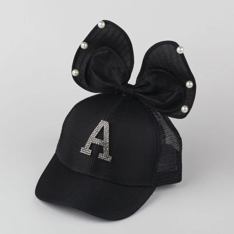 Новая мода Лучшие продажи остроконечная Кепка прикольное платье с большим бантом, детская бейсбольная кепка, шапка