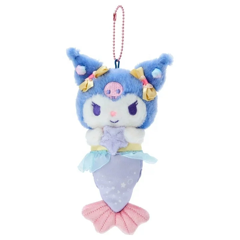 Hot Kuromi Anime My Melody Dog Bunny Soft Plush Badge Brooch Bag Accessories Charms Figurine Anime Wholesale Plush Keychain