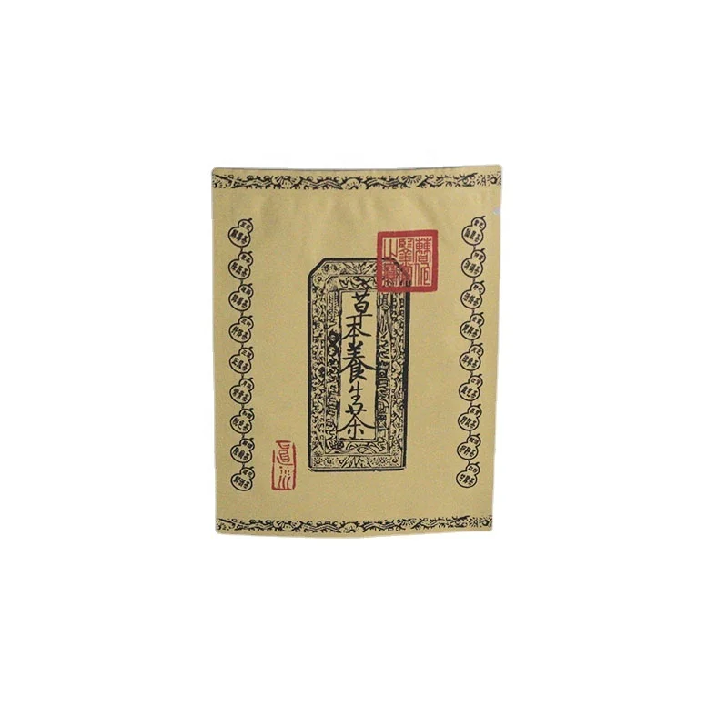 
HIgh quality cheap price custom 3 side seal packing individual tea bag packaging 
