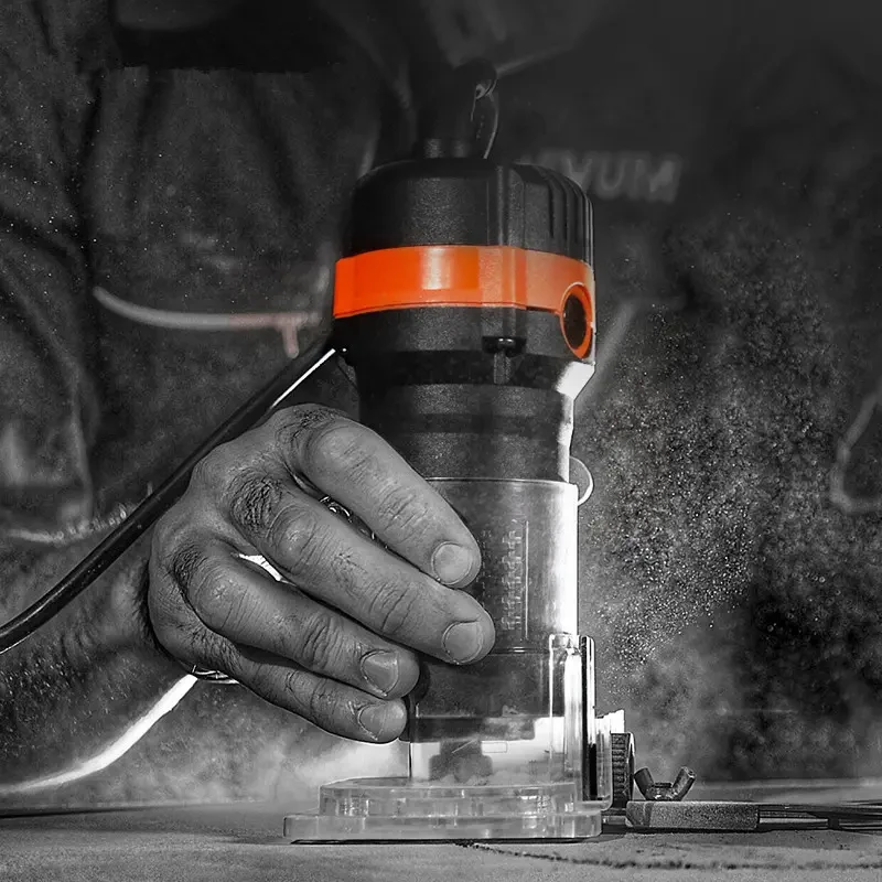 Multi-function woodworking engraving milling machine 1000W high quality high power electric wood trimmer