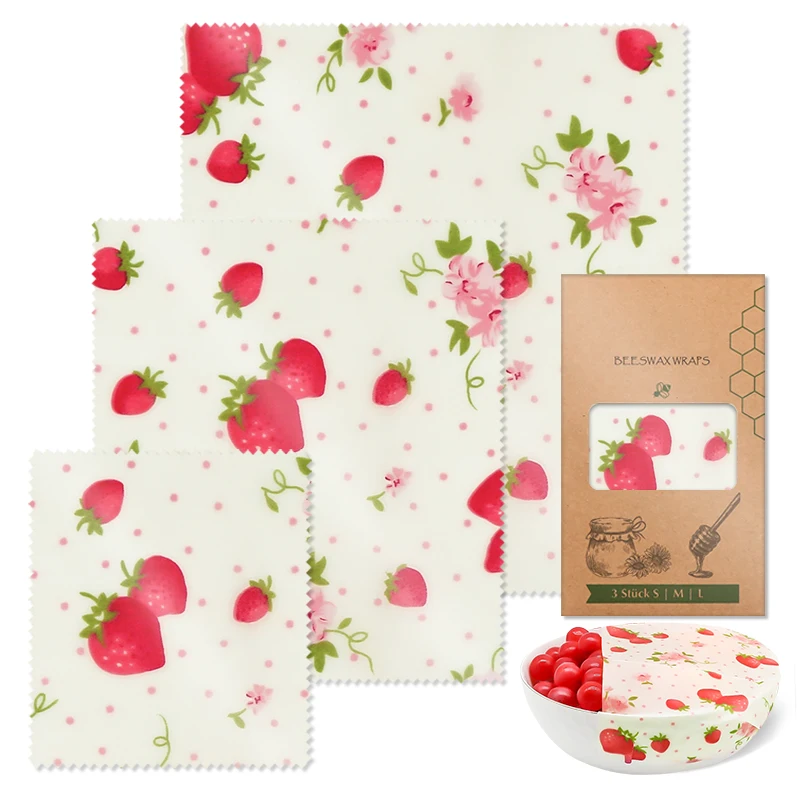 Пищевая обертка из 100% хлопка, экологически чистые обертки для хранения пчелиного воска
