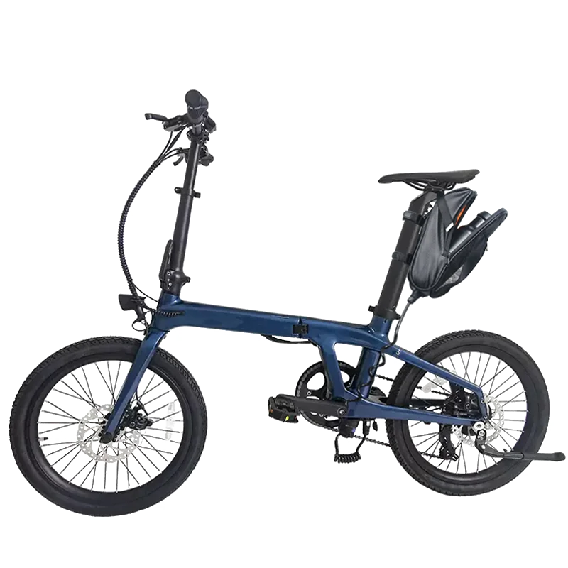 Anlochi 20inch Folding Carbon Fiber Electric Bike 36V mini 250W Carbon E Bike for adult