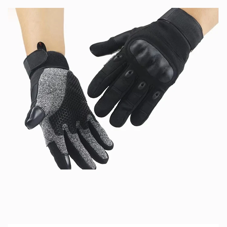 Motocross gloves Outdoor motorcycle tactical gloves Multifunctional level 5 anti-cut and stab-proof tactical gloves