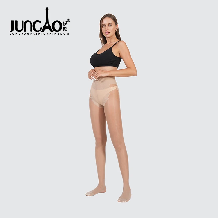 Butterfly Design Women Pantyhose Colorful Ladies Transparent Silk Stockings