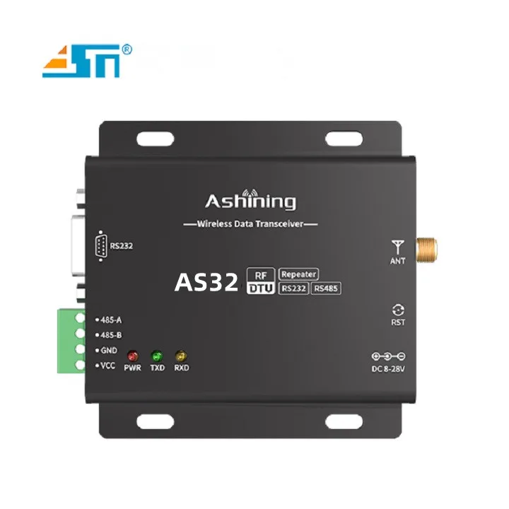 Long Distance 8km 433mhz Transmitter Serial RS232 RS485 Modbus TCP LoRa Transceiver Receiver Module