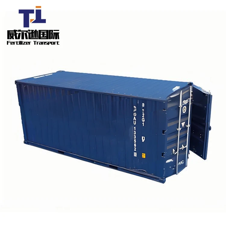 China-Made Customized 20 Foot Tall Steel Dry Cargo Containers Low-Cost 20GP for Port Transportation