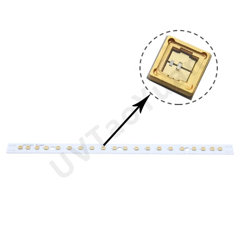 Глубокий Uvc нм 12 В UVC Светодиодная лента Высокая мощность светодиодный модуль