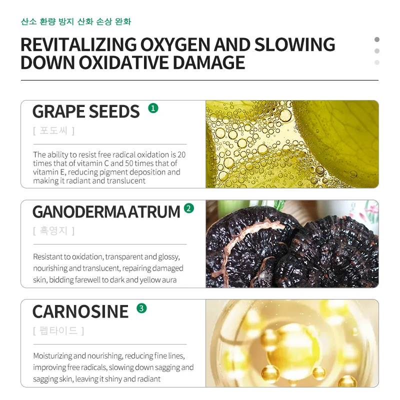 Wholesale Natural Lactobionic Acid Facial Mask Deep Cleansing Pore Astringing Moisture Masks with Grape Seed Oil 30ml/10pcs