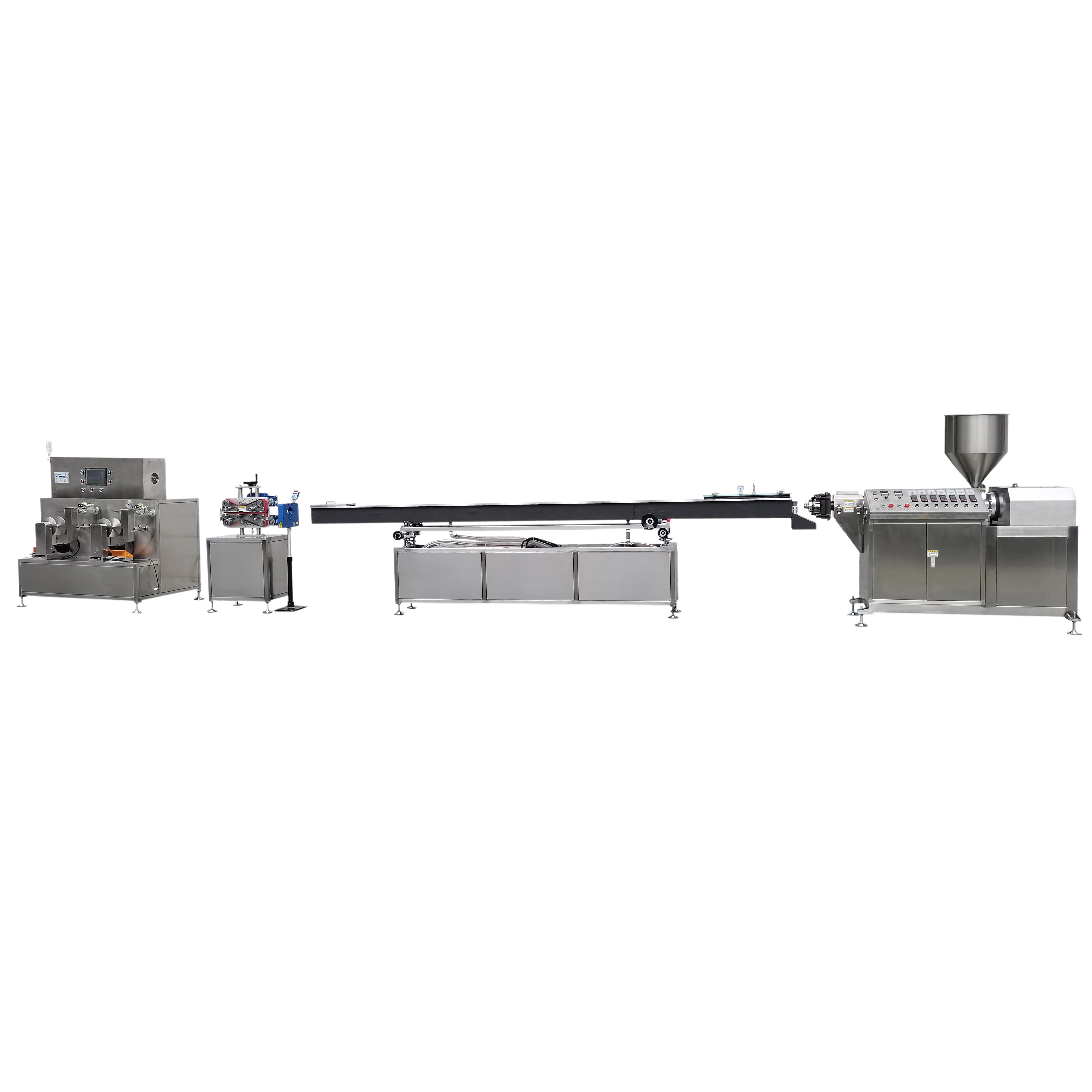 LDPE medical tube extruder machine  LDPE tube making extruder with winding unit      medical tube making machine