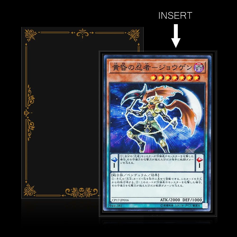 Pack of 60 Fits Over YGO Sleeves Custom Border Over sleeves, Character Card sleeves