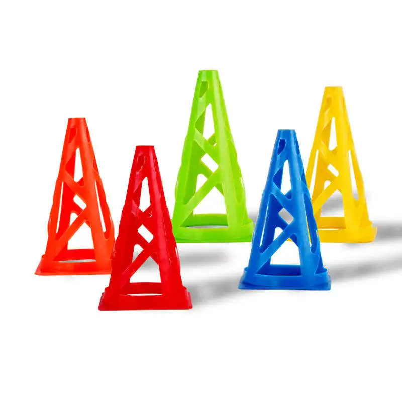 Football Agility Cone Plastic Marker Cones Football Soccer Training Equipment Sport Colorful Speed Training Set