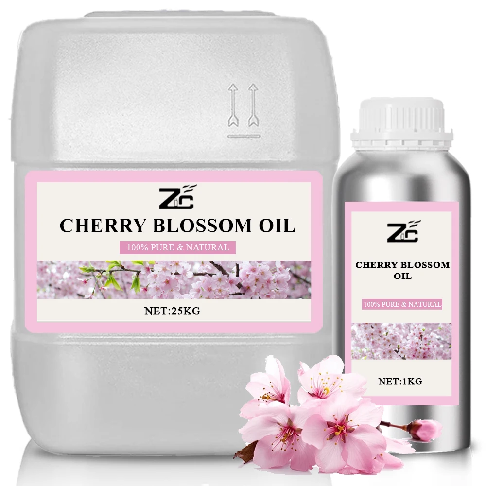 Manufacturer Factory Price Cherry Blossom Essential Oil Perfume Cherry Blossom Flavor Fragrance Oil for Making Candle Soap