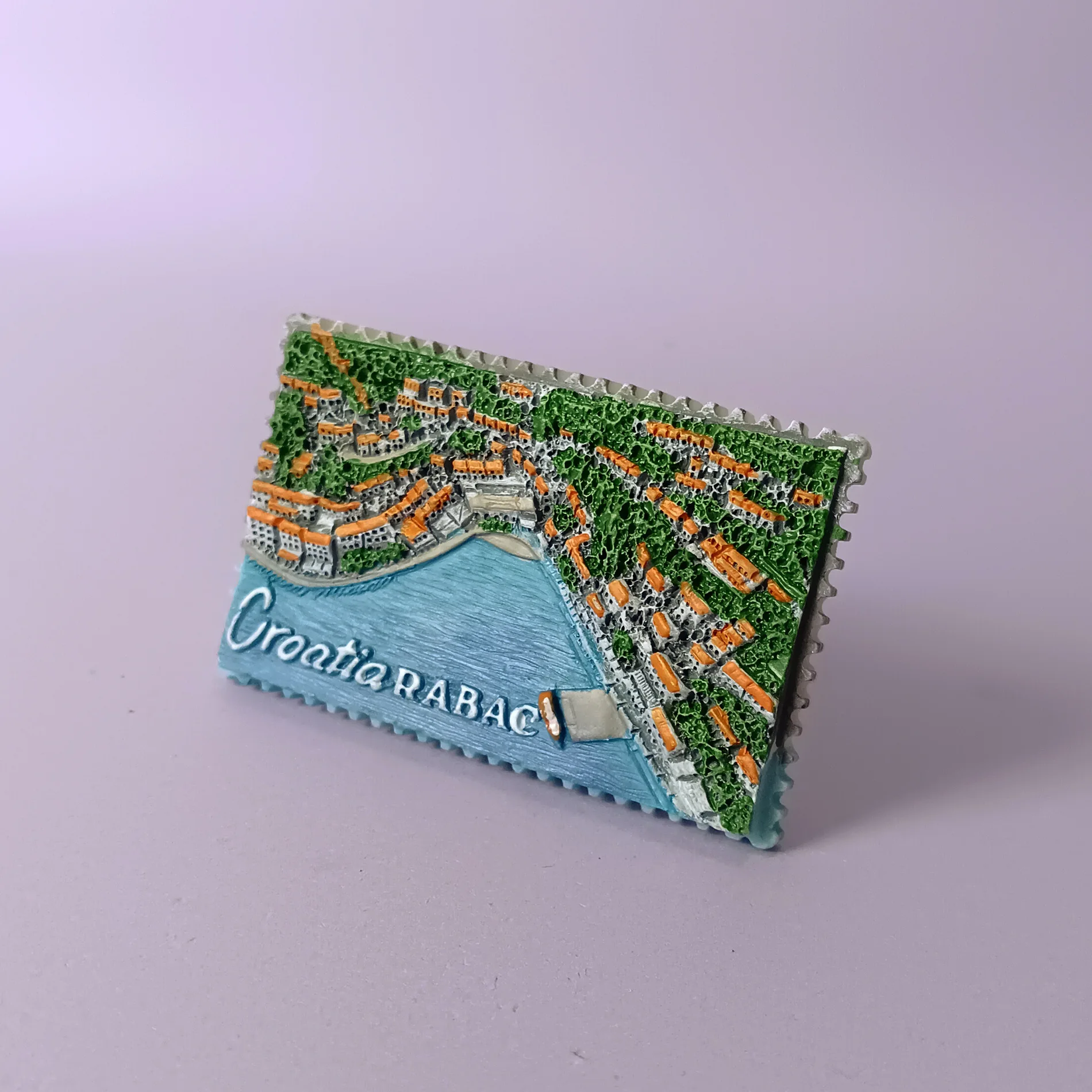 European Vatican, Croatia, Romania city handmade refrigerator magnets Three-dimensional product