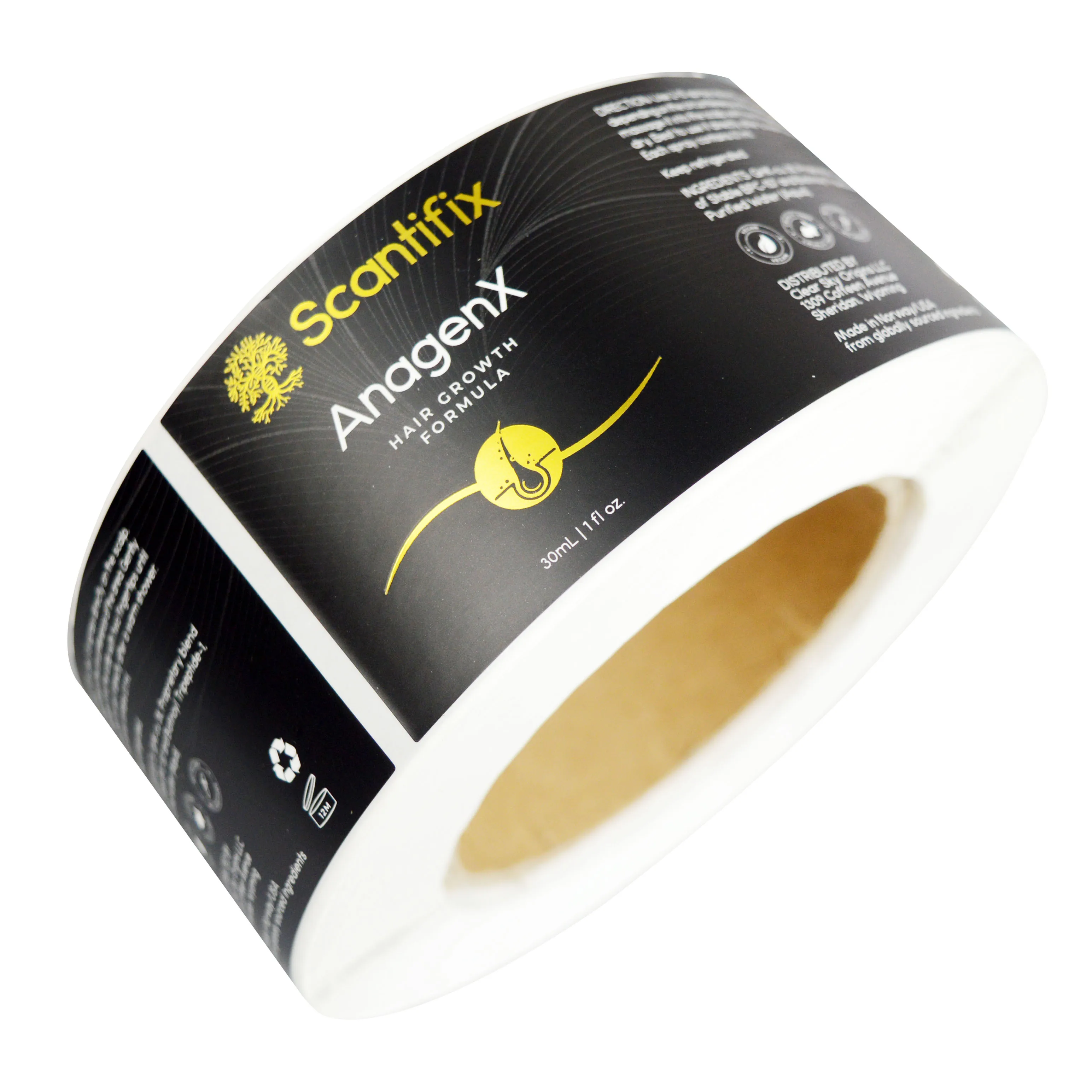 Custom Gold Foil candle label Metallization Logo stickers printing, Textured Paper labels Scented Candle Jar Packaging