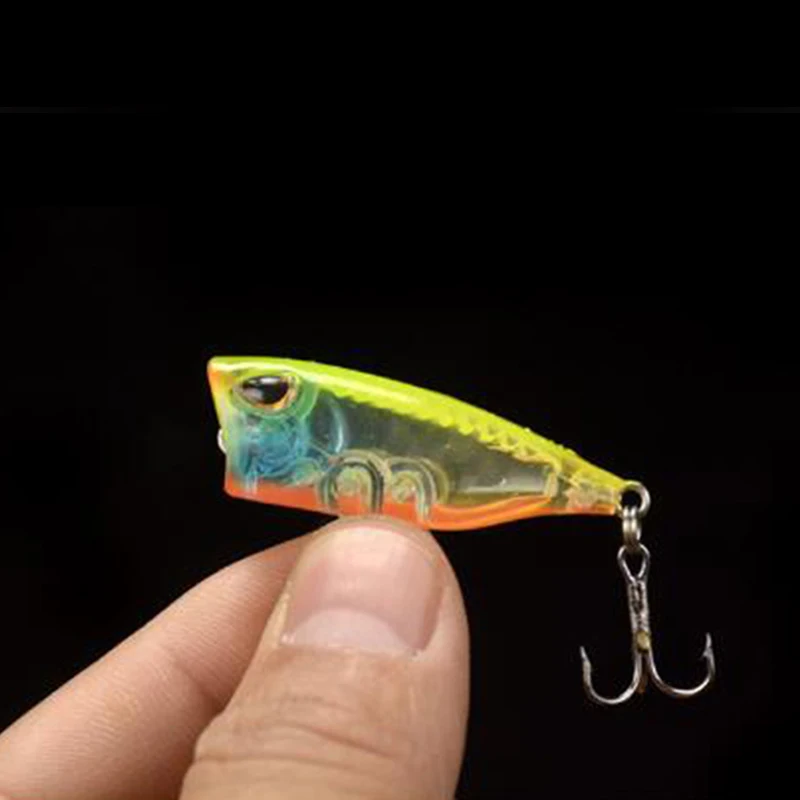 Factory 5pcs 4cm 3.5g Worldwide Hot Selling Hard Bait Popper Lure Kit Fishing  Drop Shipping New Topwater Popper Fishing