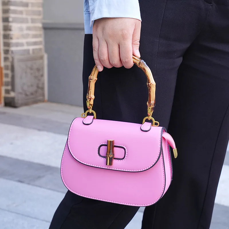 Bamboo Handbag Luxury Design Shoulder Handbags Lady Handbags 2022 New Arrival Wholesale Women Shoulder Ladies Fashion Bag Pillow