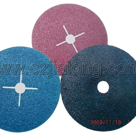 High Quality zirconia alumina fiber abrasive discs 4.5 inch 115mm, 36 Grit,Resin Fiber Sanding and Grinding Discs