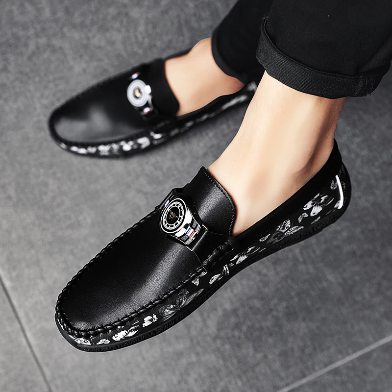 Ziitop Hot Style Fashion Microfiber Leather Slip-on Loafers Summer Moccasin Shoes  Men Casual Shoes