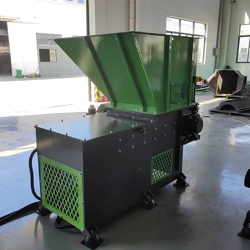 Single Shaft Metal Shredder Crushing Machine Price Hdd Foam Fabric Ginger Shredder Machine
