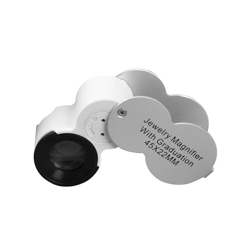 Watch repair tool  Pocket magnifier Aluminum Alloys 40X Special magnifier for repairing watches