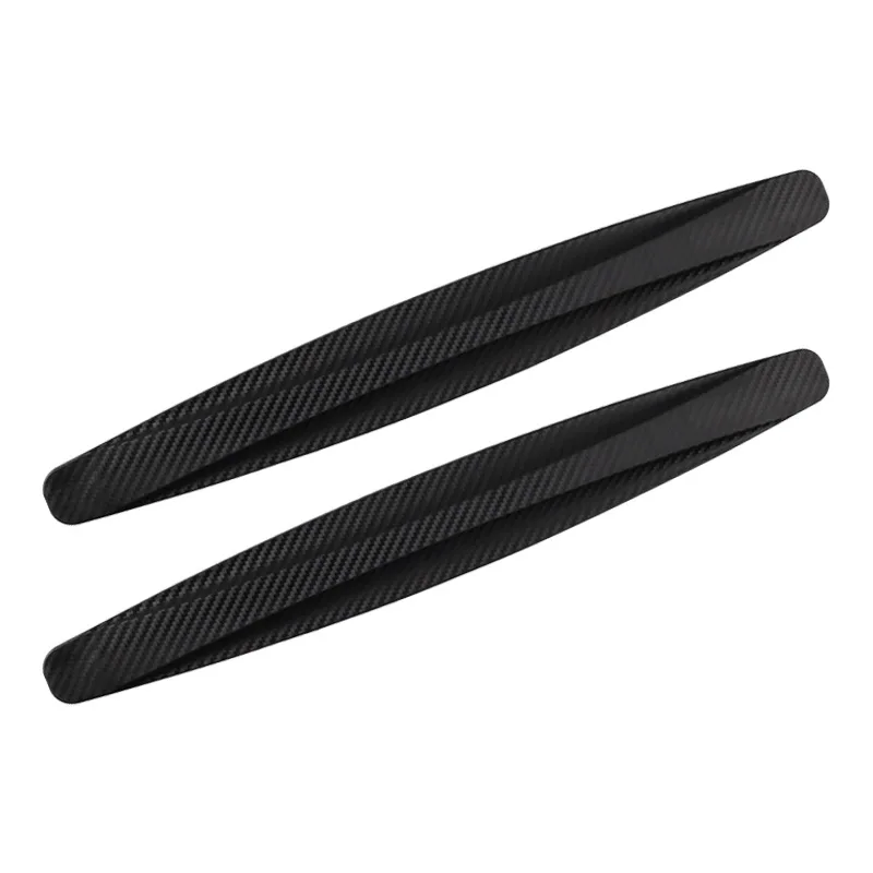 2pcs Car Body Anti-collision Strip Anti-scratch Rubber Strip Door Bumper Protection Sticker