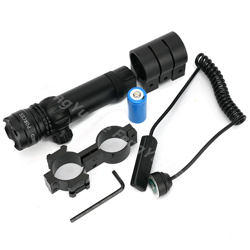 Archery Green Laser Scope Aluminium Alloy Laser Pointer Tactics Bow Laser Light Outdoor Hunting Scope High Precision Accessories