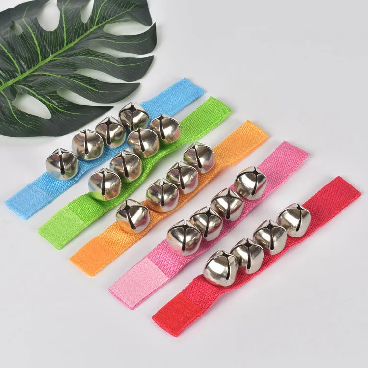 Kids Hand Wrist Bell Ring Rattle Education Musical Bracelet Toy Gift Repair Tool Suitable for Boys and Girls