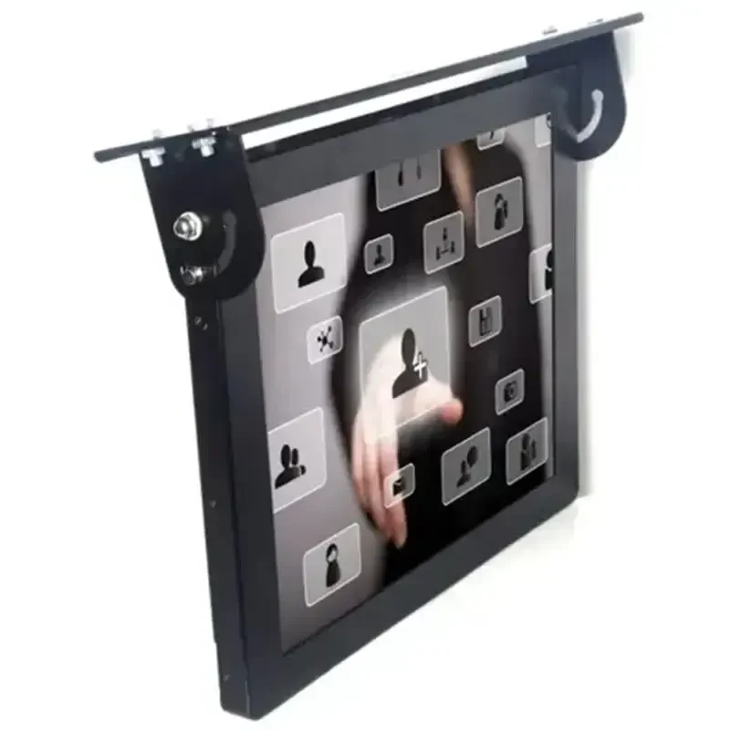 Противоударный 22 дюймов ЖК-монитор рекламы автобус Автомобильный дисплей сенсорный экран Digital Signage в помещении