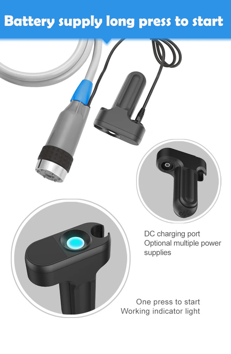 Summer Outdoor Bathing Gear Popular Portable shower Camping Rechargeable for Pet Bathing with Gentle Flow