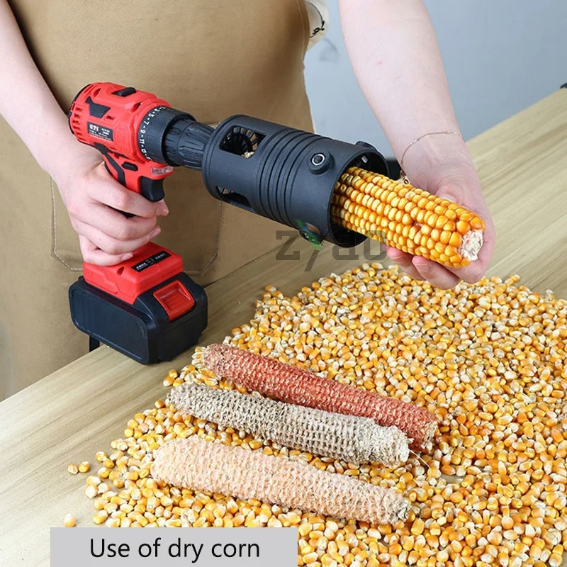 Portable Electric Corn Sheller Corn Thresher Tool Head