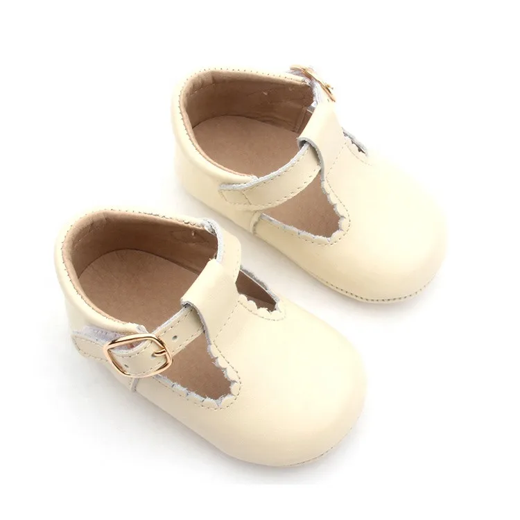 High Quality Best Selling Custom Genuine Leather Size 2-5 Girls Baby T bar Dress Shoes