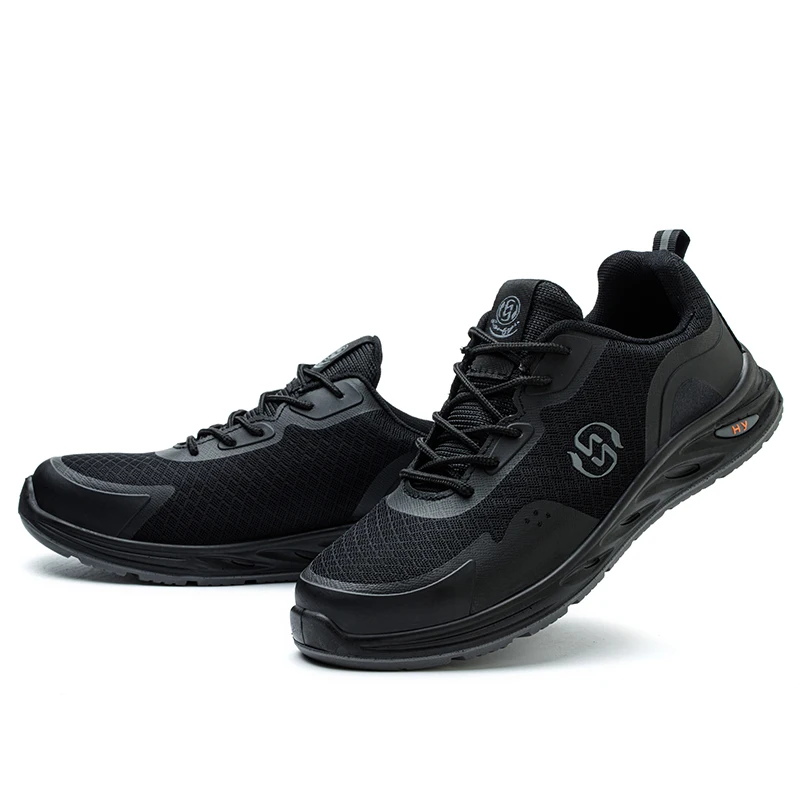 Unisex Comfortable Work Shoes with Breathable Feature Plastic Toe for Spring Summer Autumn Seasons