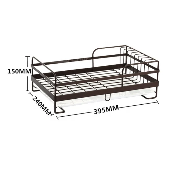 2020 hot sell Kitchen Plate Cup Dish Drying Rack Tray Cutlery Dish Drainer