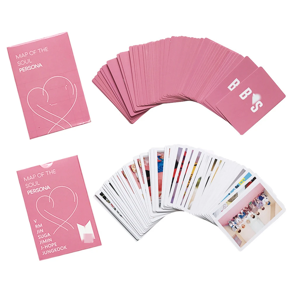 
Bangtan Boys Wholesale 54pcs/box Kpop Idol Merchandise Map Of The Soul Personal Bangtan Boys Photo Card Lomo Card 