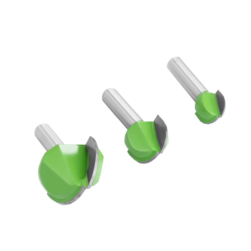 8 Shank Woodworking Classical Plunge Bit Half Round Side Cutter Bit  Engraving MachineWoodworking Milling Cutter