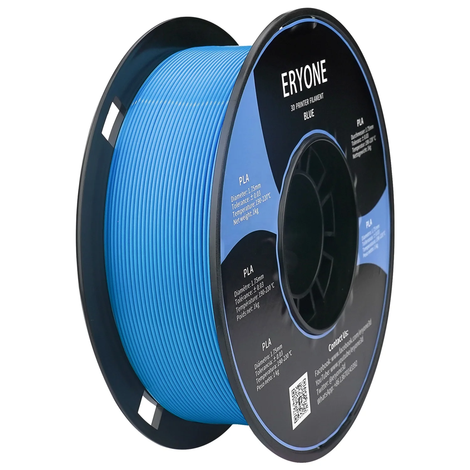 ERYONE best selling pla filament 1.75mm 1kg/roll pla carbon 3d printer filame 3d printer pen diy 3d pen abs/pla filament arts 3d