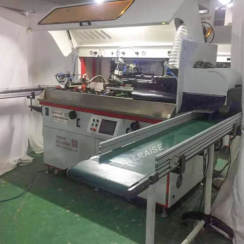 Fully Automatic Bottle Silk Screen Printing Machine Plastic Cup Round Bottle Screen Printing Machine Bottle Silk Screen Printer