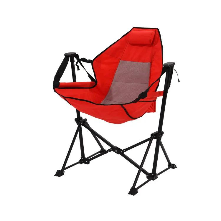 Factory supply discount price foldable moon chair camping chair folding beach chair