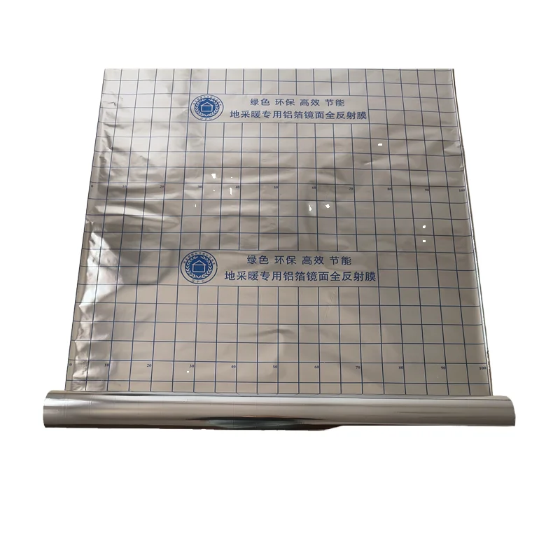 Modern Design Aluminum Insulation Reflective Foil Film for Radiant Floor Heating 50m for Hotel Water Application