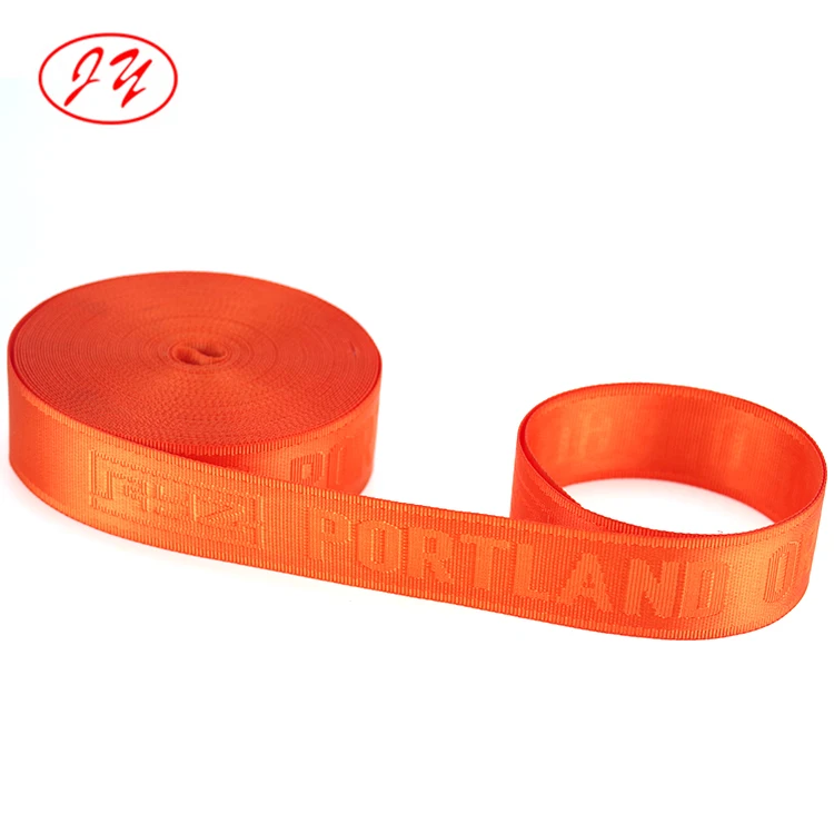 Fashion style 38mm high quality nylon jacquard webbing for luggage bags woven shoulder strap garment accessory suitcase tape