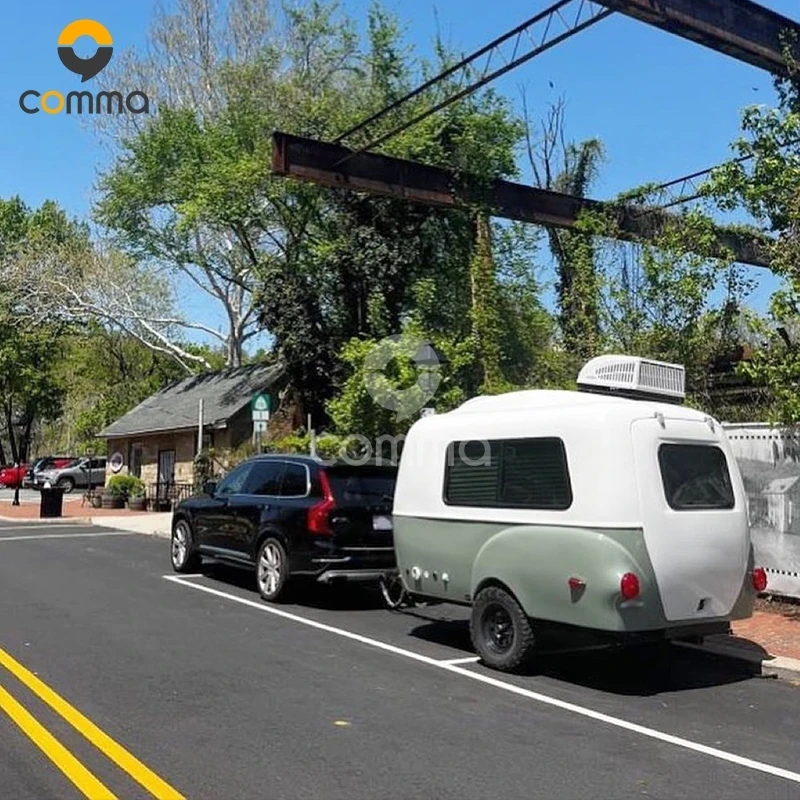 Towing caravan independent camping trailer australian caravan 22 off road rv camper with storage bags